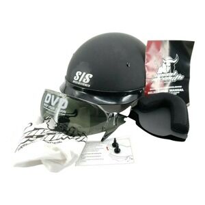 Speed and Strength SS400DVD DOT FMVSS No. 218 Motorcycle Helmet Open Face Size S